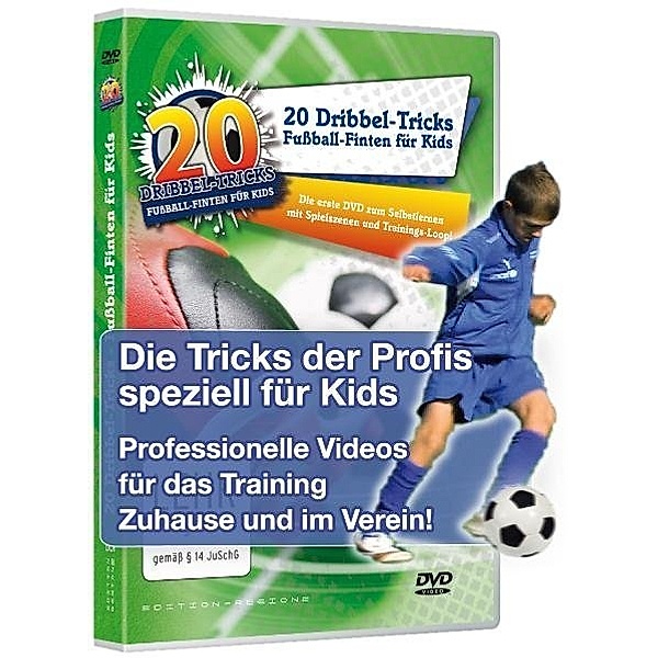 20 Dribbel-Tricks - Fußball-Finten für Kids,1 DVD, Ralf Herrmann
