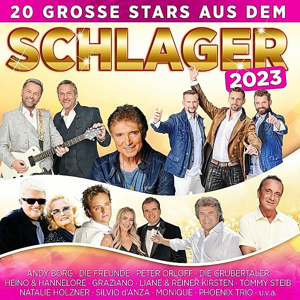 20 grosse Stars aus dem Schlager 2023 CD, Diverse Interpreten