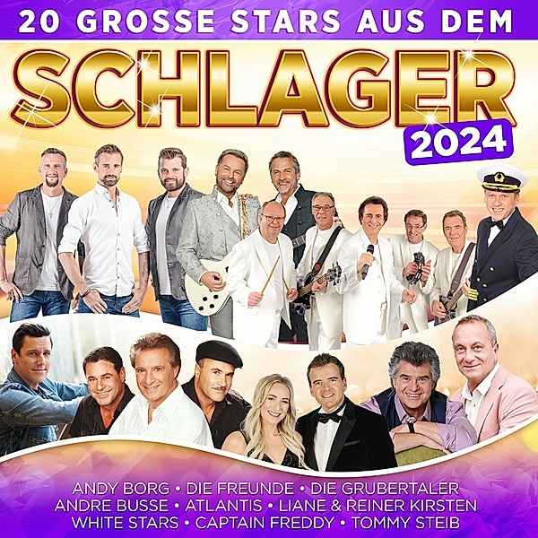 20 große Stars aus dem Schlager 2024 CD, Diverse Interpreten