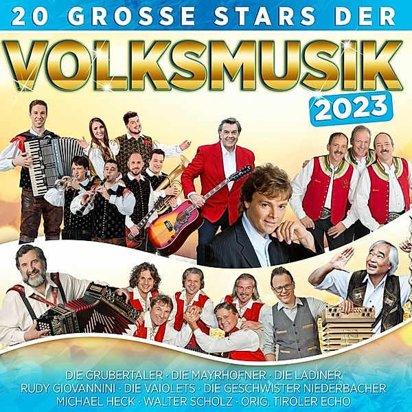 20 große Stars der Volksmusik 2023 CD, Diverse Interpreten