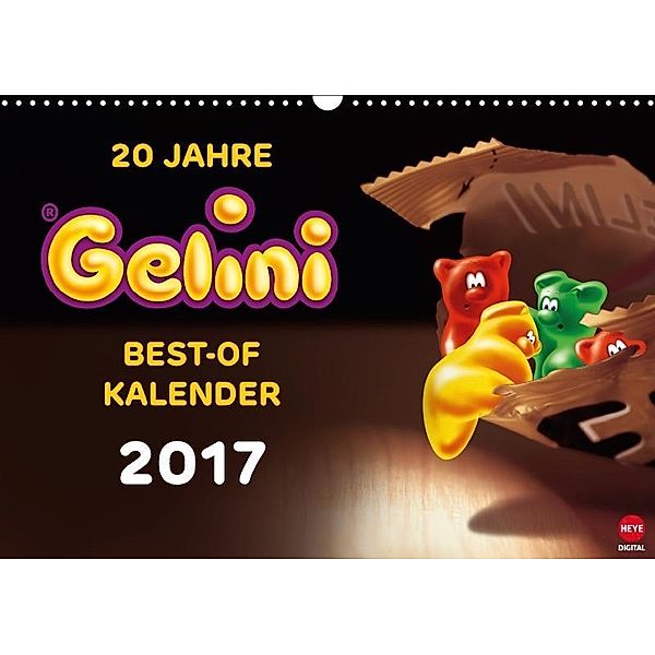 20 Jahre Gelini (Wandkalender 2017 DIN A3 quer), KIDDINX Media GmbH