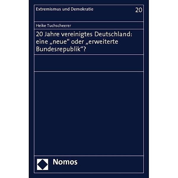 20 Jahre vereinigtes Deutschland: eine neue oder erweiterte Bundesrepublik?, Heike Tuchscheerer