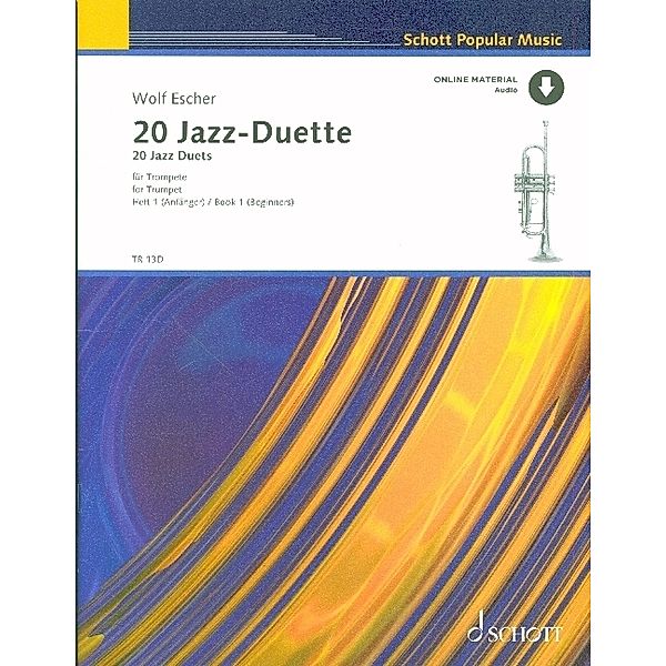 20 Jazz-Duette, 2 Trompeten, Spielpartitur.Vol.1, Wolf Escher