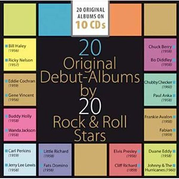 20 Original Albums R&R Stars, Various