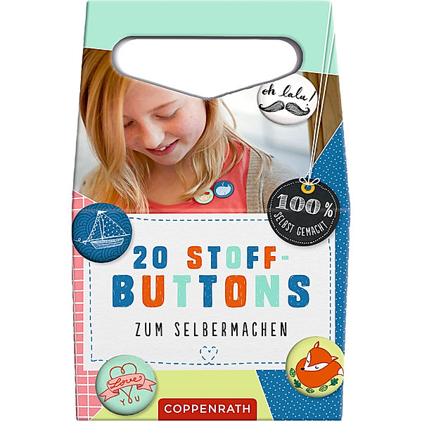 20 Stoff-Buttons zum Selbermachen