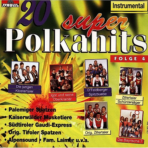 20 super Polkahits Folge 4 (Instrumental), Diverse Interpreten