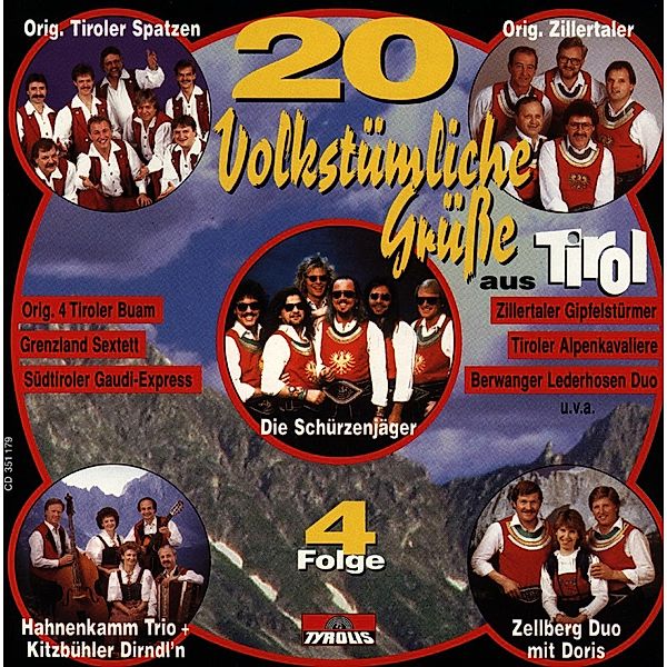 20 volkstümliche Grüsse aus Tirol Folge 4, Diverse Interpreten