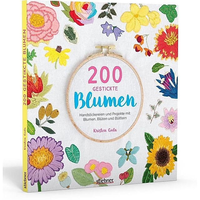 200 gestickte Blumen Buch von Kristen Gula versandkostenfrei - Weltbild.at