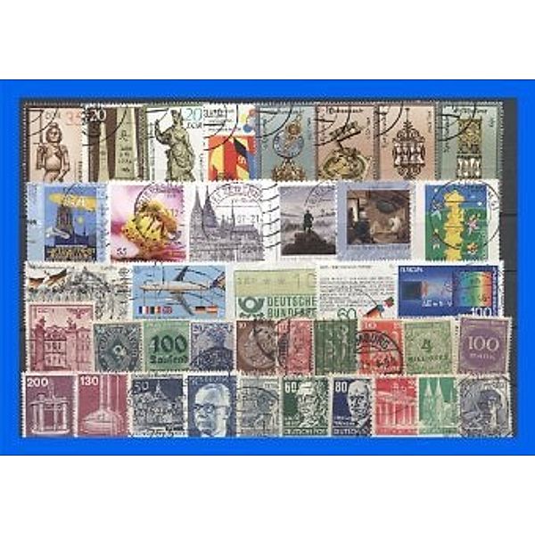 200 verschiedene Briefmarken Bundesrepublik Deutschland