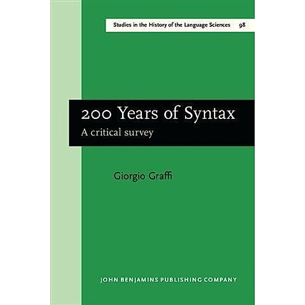200 Years of Syntax, Giorgio Graffi