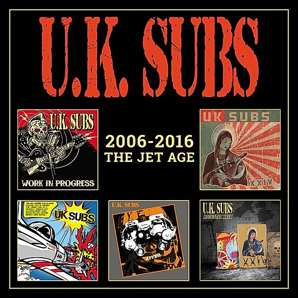 2006 -16 -  The Jet Age - 5cd Clamshell Box, U.k. Subs