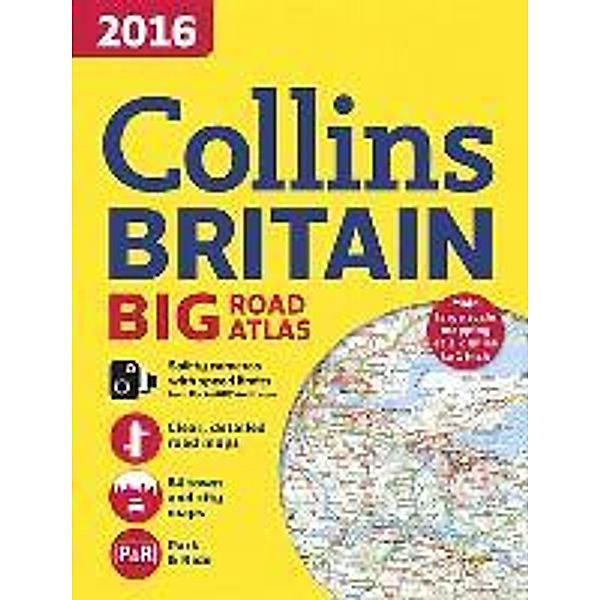 2016 Collins Big Road Atlas Britain