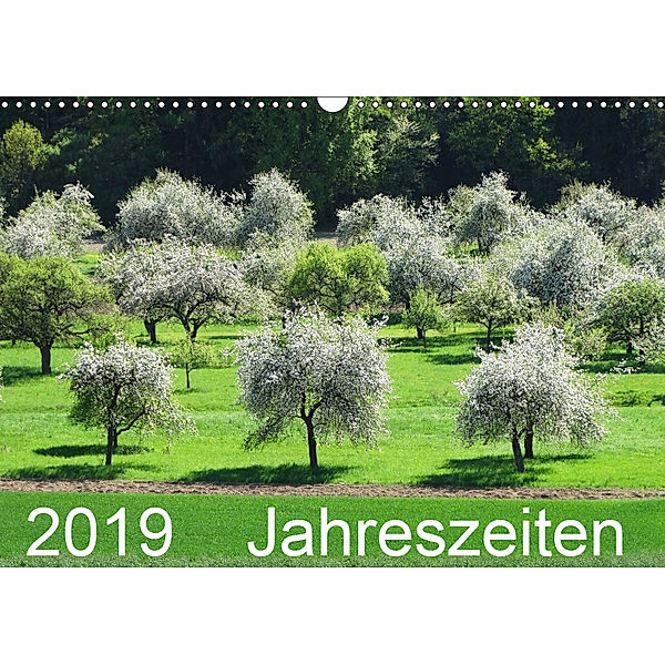 2019 Jahreszeiten (Wandkalender 2019 DIN A3 quer), Sergej Schmidt