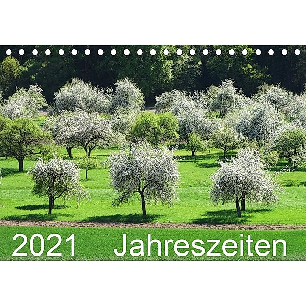 2021 Jahreszeiten (Tischkalender 2021 DIN A5 quer), Sergej Schmidt