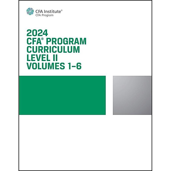 2024 CFA Program Curriculum Level II Box Set, CFA Institute