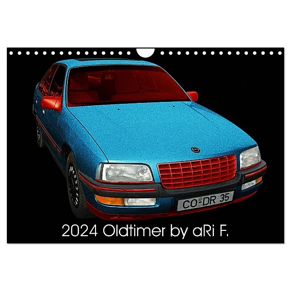 2024 Oldtimer by aRi F. (Wandkalender 2024 DIN A4 quer), CALVENDO Monatskalender, , aRi F