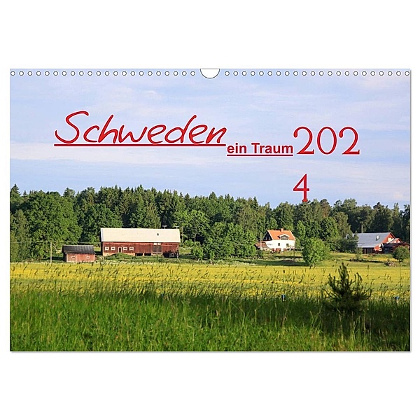 2024 Schweden ein Traum (Wandkalender 2024 DIN A3 quer), CALVENDO Monatskalender, Dieter Elstner