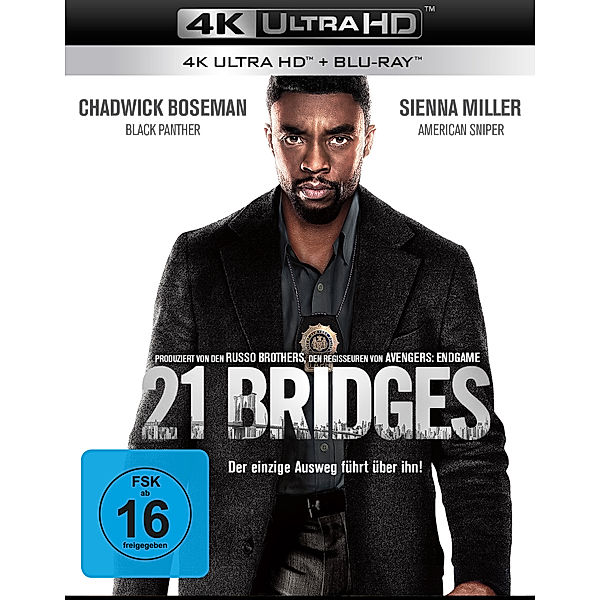 21 Bridges (4K Ultra HD), 21 Bridges 4K UHD, 2BD