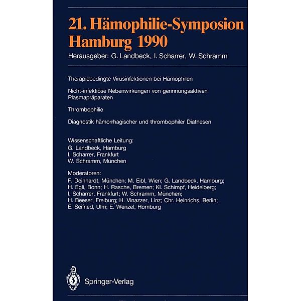 21. Hämophilie-Symposion