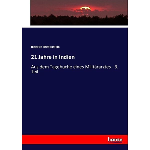 21 Jahre in Indien, Heinrich Breitenstein