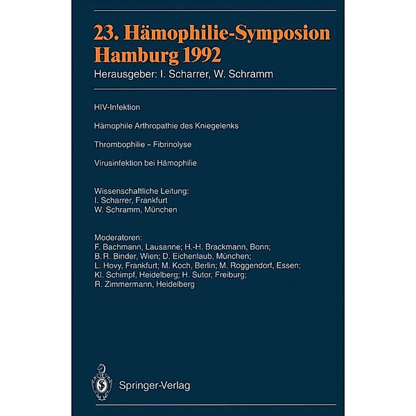 23. Hämophilie-Symposion
