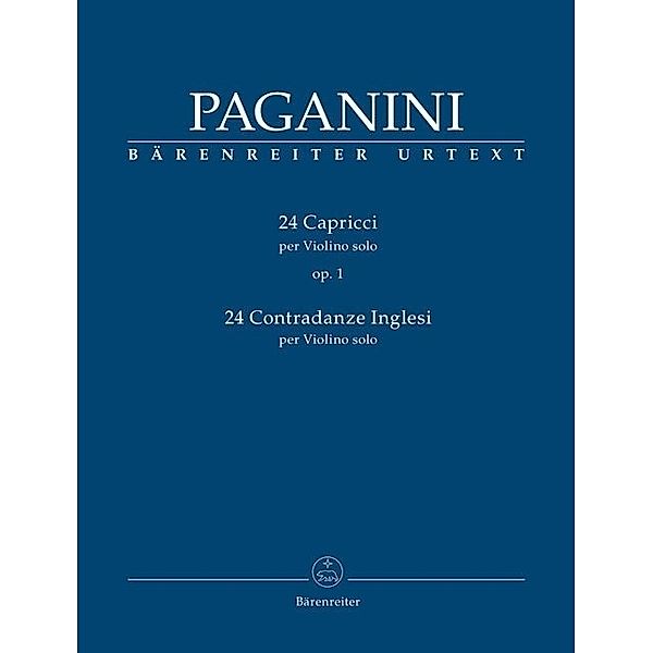 24 Capricci op. 1 per Violino Solo / 24 Contradanze inglesi per Violino Solo, Niccolò Paganini