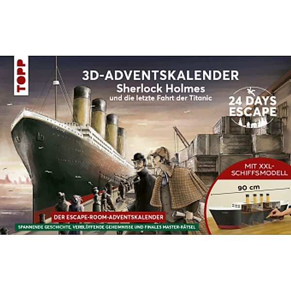 24 DAYS ESCAPE 3D-Adventskalender - Sherlock Holmes und die letzte Fahrt der Titanic, Anita Landgraf, Markus Müller