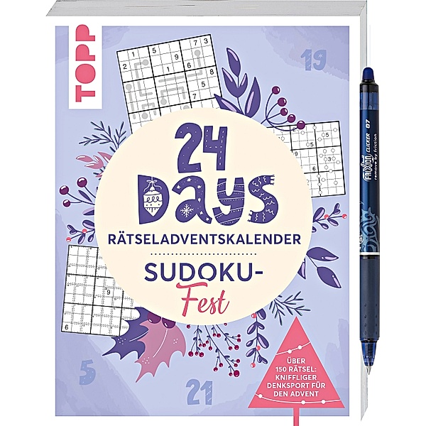 24 DAYS RÄTSELADVENTSKALENDER - Sudoku-Fest, frechverlag