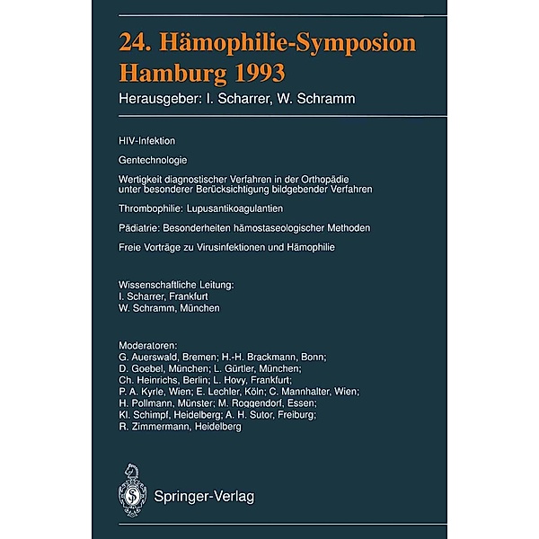 24. Hämophilie-Symposion