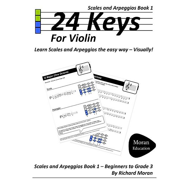 24 Keys: Scales and Arpeggios for Violin, Book 1