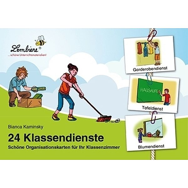 24 Klassendienste. Schöne Organisationskarten für Ihr Klassenzimmer, Bianca Kaminsky