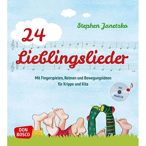 24 Lieblingslieder, mit Audio-CD, Stephen Janetzko