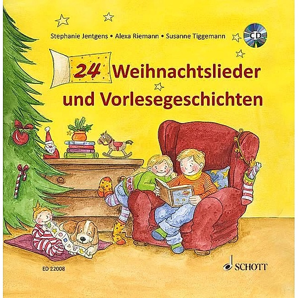 24 Weihnachtslieder und Vorlesegeschichten, m. Audio-CD, Stephanie Jentgens, Susanne Tiggemann