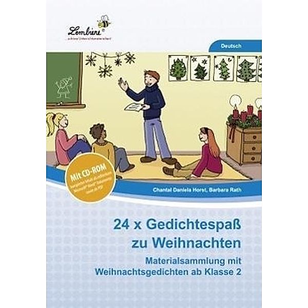 24 x Gedichtespass zu Weihnachten, m. CD-ROM, Chantal Daniela Horst, Barbara Rath