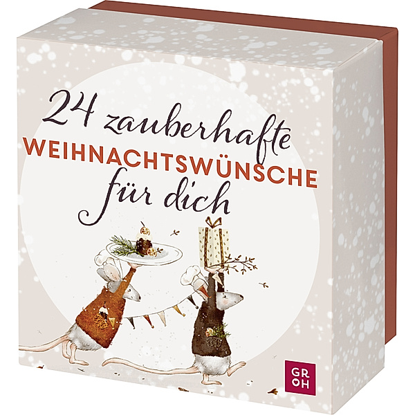 24 zauberhafte Weihnachtswünsche für dich, Groh Verlag