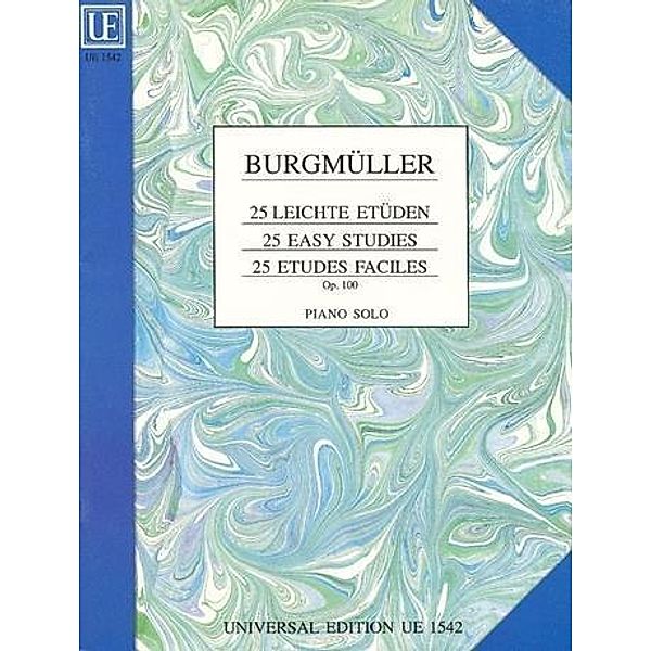 25 leichte Etüden op. 100 für Klavier, 25 leichte Etüden