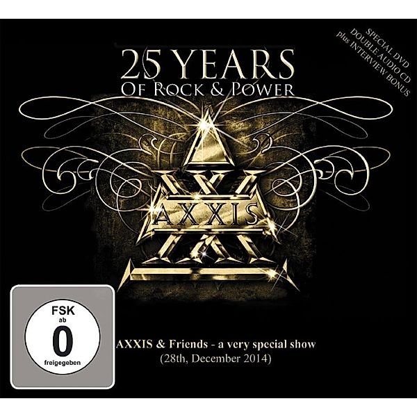 25 Years Of Rock And Power (Live DVD & 2CD), Axxis