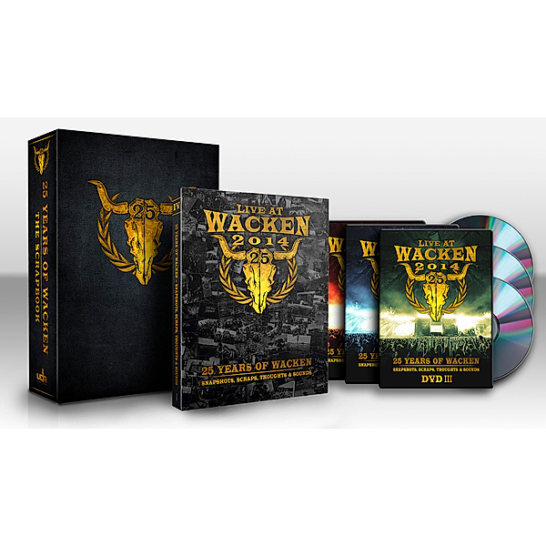 25 Years Of Wacken-Snapshots, Scraps, Thoughts & Sounds (BluRay), Diverse Interpreten