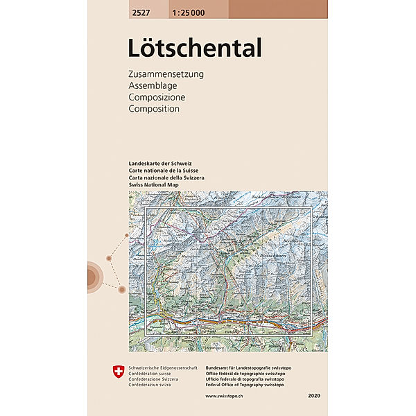2527 Lötschental, Bundesamt für Landestopografie swisstopo
