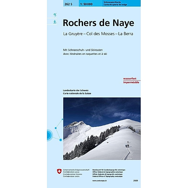 262S Rochers de Naye Schneesportkarte, 262S Rochers de Naye Schneesportkarte