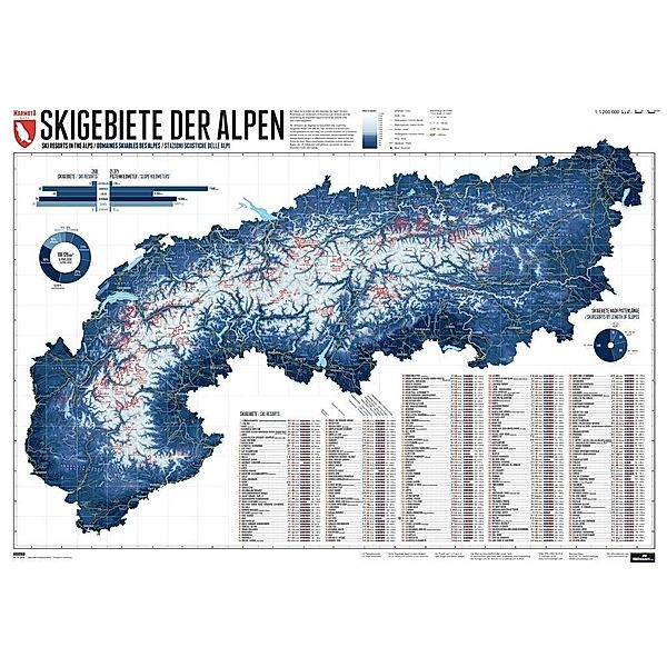 268 Skigebiete der Alpen, Stefan Spiegel, Lana Bragin