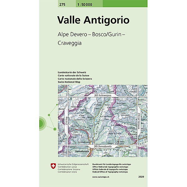 275 Valle Antigorio, Bundesamt für Landestopografie swisstopo