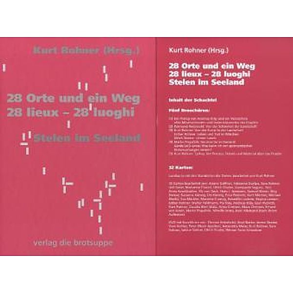 28 Orte und ein Weg - 28 lieux - 28 luoghi, m. DVD u. Faltktn., Kurt Rohner, Raimund Rodewald, Marko Pogacnik