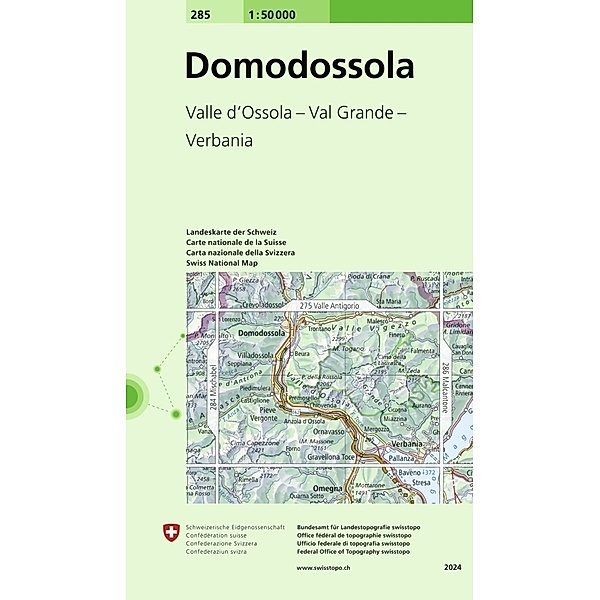 285 Domodossola, Bundesamt für Landestopografie swisstopo