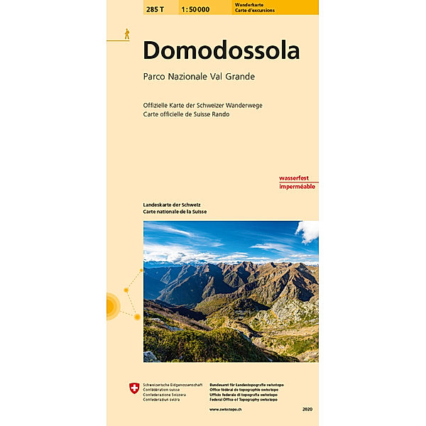 285T Domodossola Wanderkarte, Bundesamt für Landestopografie swisstopo