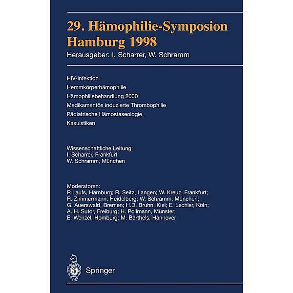 29. Hämophilie-Symposion