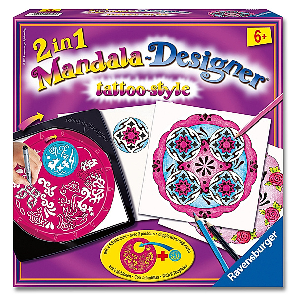 2in1 Mandala Designer Tattoo Style