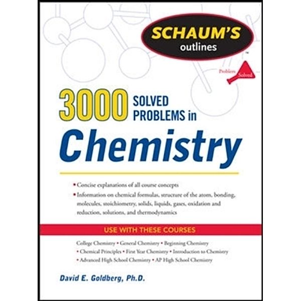 3,000 Solved Problems In Chemistry, David E. Goldberg