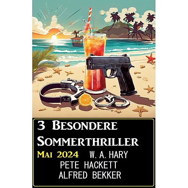 3 Besondere Sommerthriller Mai 2024, Alfred Bekker, W. A. Hary, Pete Hackett
