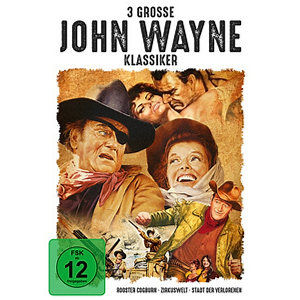 3 große John-Wayne-Klassiker, John Wayne, Claudia Cardinale, Rita Hayworth